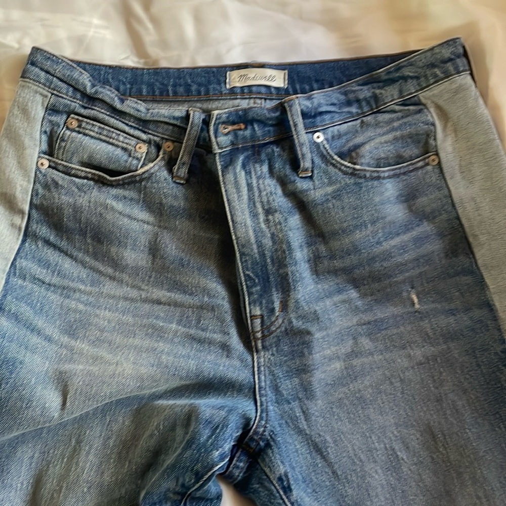 Madewell high rise slim cropped boy jean